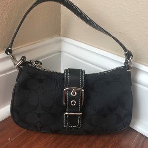 Mini Coach Baguette Signature Collection Purse